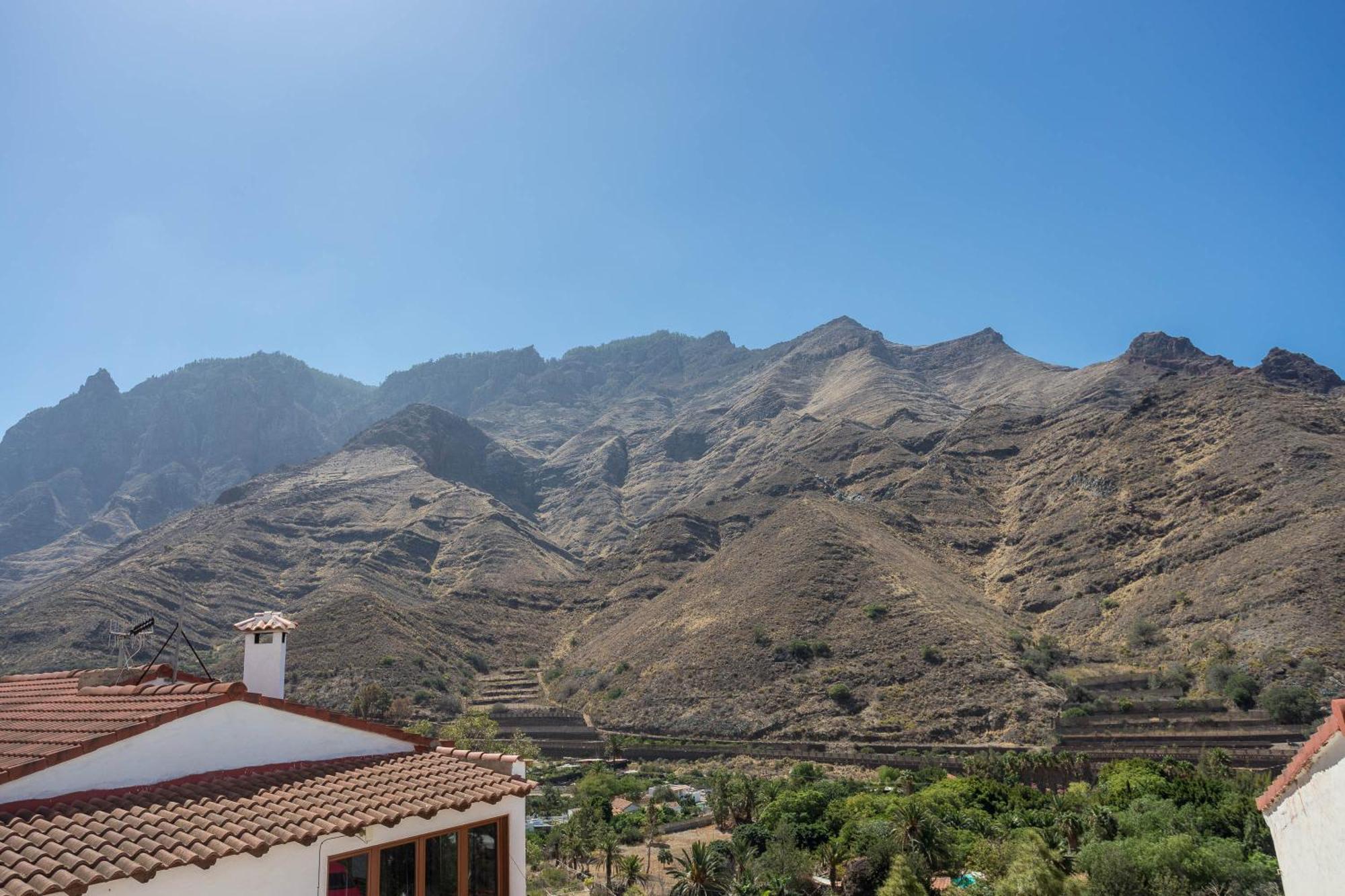 Casa Carmen Agaete Con Terraza Y Vistas Al Mar Villa Exterior photo