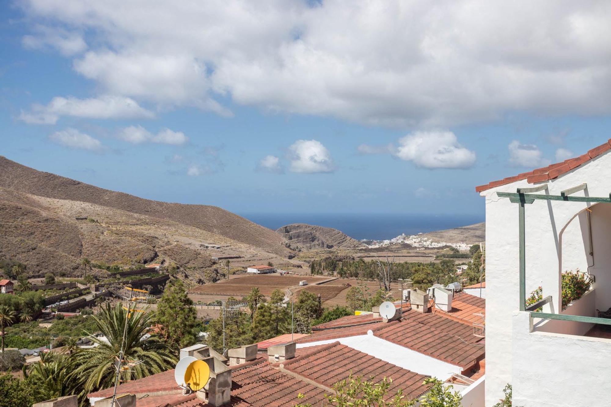 Casa Carmen Agaete Con Terraza Y Vistas Al Mar Villa Exterior photo